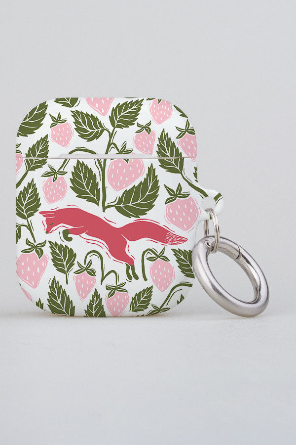 
                  
                    Strawberry Fox by Vivian Hasenclever AirPod Case (Pink) | Harper & Blake
                  
                