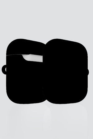 Plain Block Minimalist AirPod Case (Black) | Harper & Blake