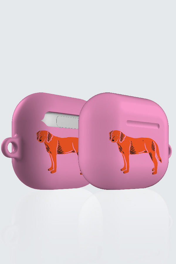 Goofy Dog By Tara Reed AirPod Case (Pink) | Harper & Blake