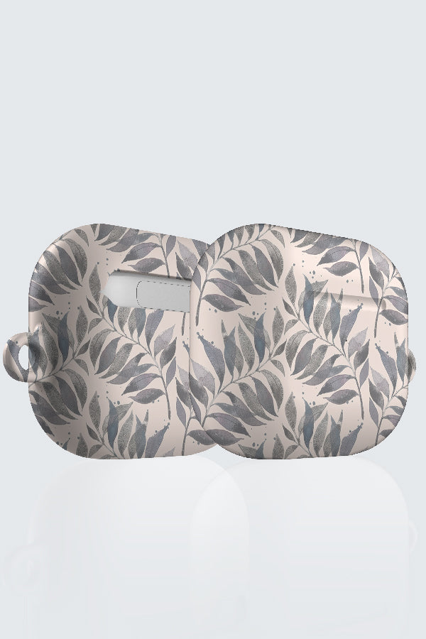 Watercolour Palm Leaf By Rebecca Elfast AirPod Case (Beige) | Harper & Blake