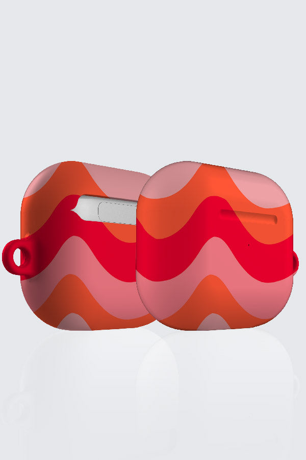 
            
                Load image into Gallery viewer, Wave AirPod Case (Pink Red) | Harper &amp;amp; Blake
            
        