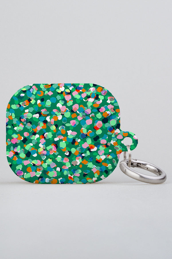 Party Spot by Rachel Parker AirPod Case (Emerald Green) | Harper & Blake