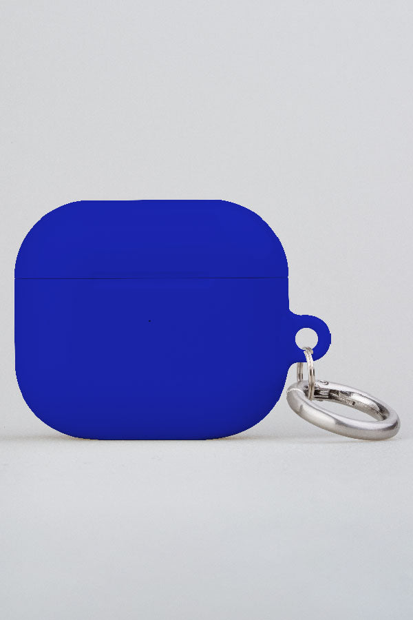 Plain Block Minimalist AirPod Case (Azure Blue) | Harper & Blake