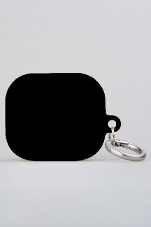 Plain Block Minimalist AirPod Case (Black) | Harper & Blake