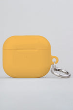 Plain Block Minimalist AirPod Case (Butterscotch Yellow)