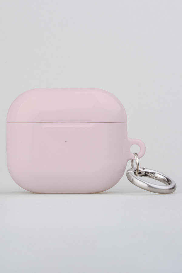Plain Block Minimalist AirPod Case (Light Pink)