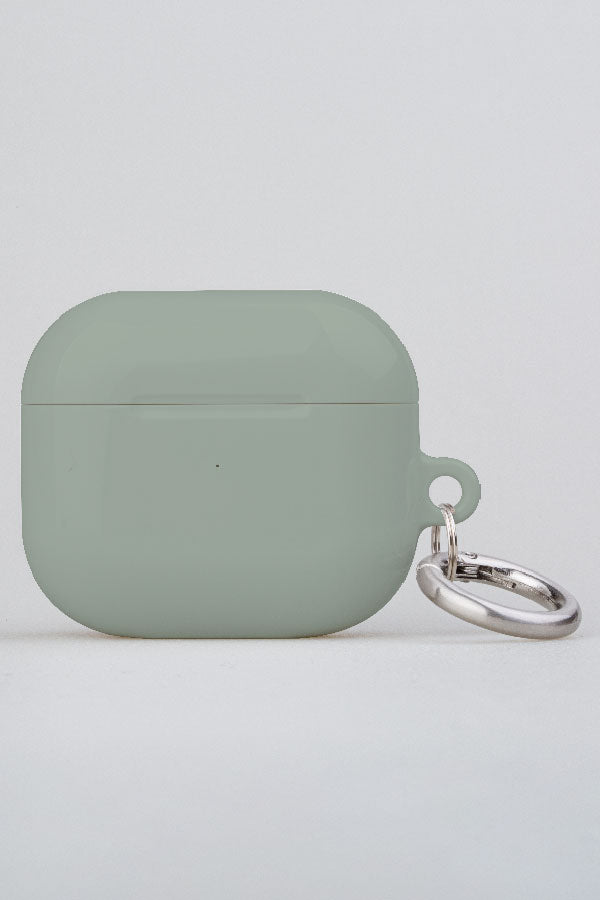 Plain Block Minimalist AirPod Case (Mint Green)