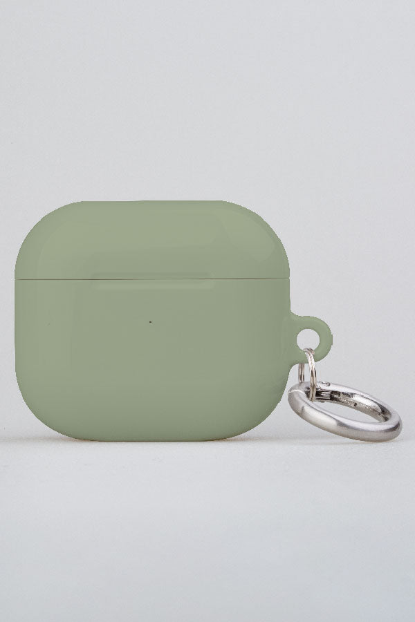 Plain Block Minimalist AirPod Case (Sage Green) | Harper & Blake