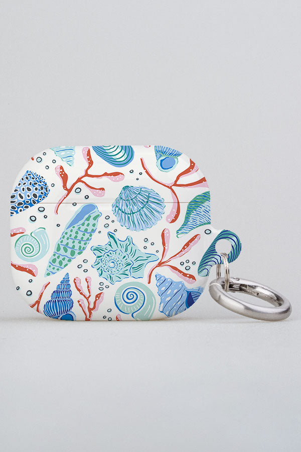 
            
                Load image into Gallery viewer, Sea Shells by Vivian Hasenclever AirPod Case (White) | Harper &amp;amp; Blake
            
        