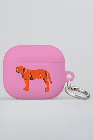 
            
                Load image into Gallery viewer, Goofy Dog By Tara Reed AirPod Case (Pink) | Harper &amp;amp; Blake
            
        