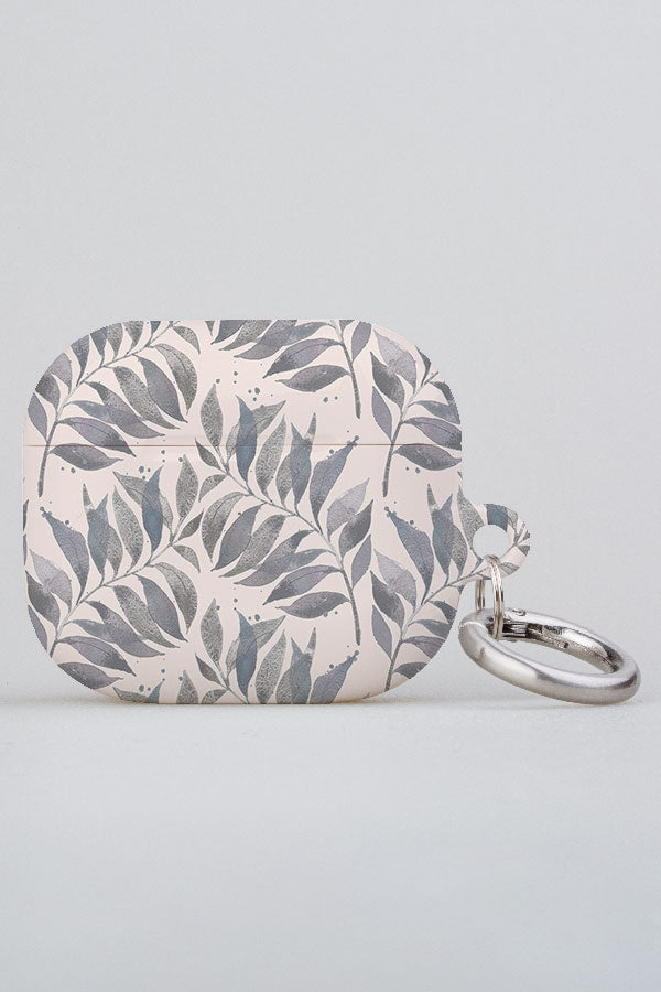 Watercolour Palm Leaf By Rebecca Elfast AirPod Case (Beige) | Harper & Blake