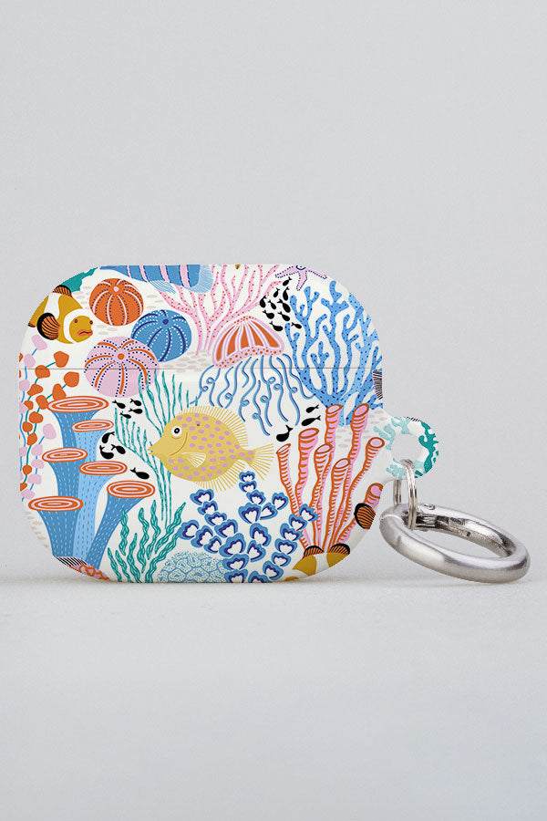 Coral Reef by Vivian Hasenclever AirPod Case (White) | Harper & Blake