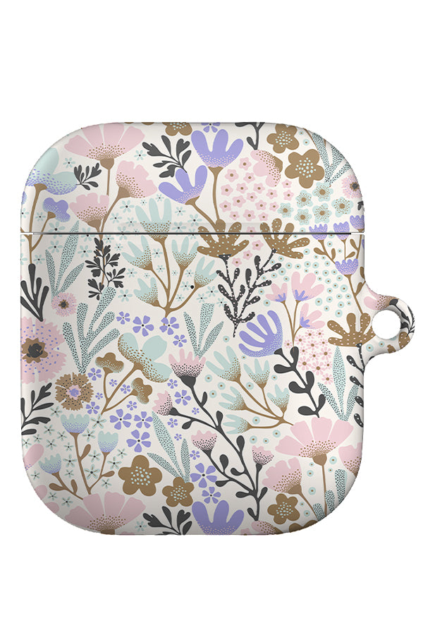 Candy Flowers by Garabateo AirPod Gen 1 + 2 Case (Cream) | Harper & Blake