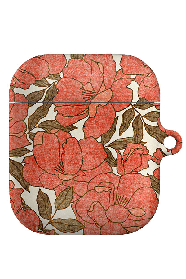 Floribunda By Amy MacCready AirPod Gen 1 + 2 Case (Red) | Harper & Blake