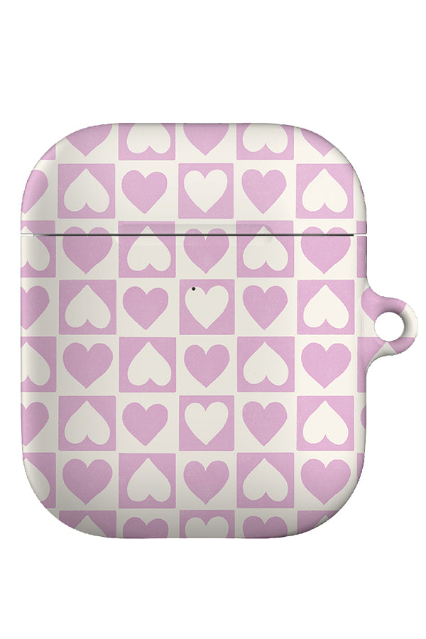 Heart Check By Rebecca Elfast AirPod Gen 1 + 2 Case (Lilac) | Harper & Blake