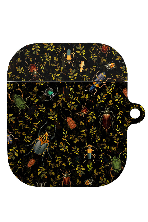 Vintage Beetle Dance By Uta Naumann AirPod Gen 1 + 2 Case (Black) | Harper & Blake