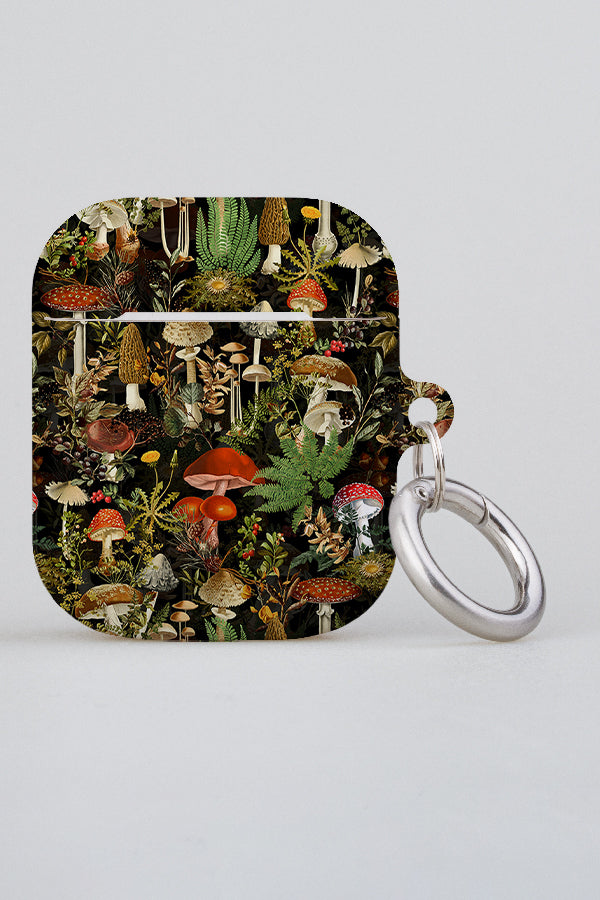 Vintage Mystic Forest Garden By Uta Naumann AirPod Case (Black) | Harper & Blake