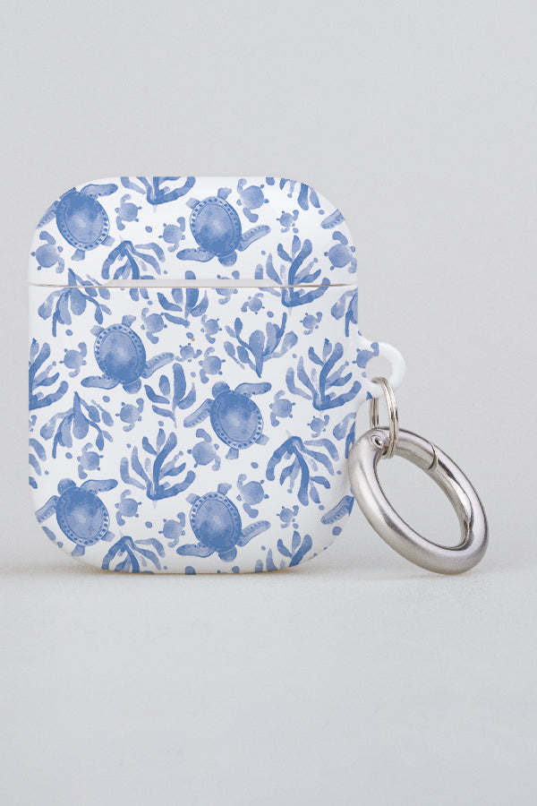 Blue Turtles by Dawn of Designs AirPod Case (Blue) | Harper & Blake