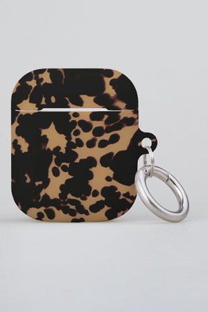 Tortoise Print AirPod Case (Beige) | Harper & Blake