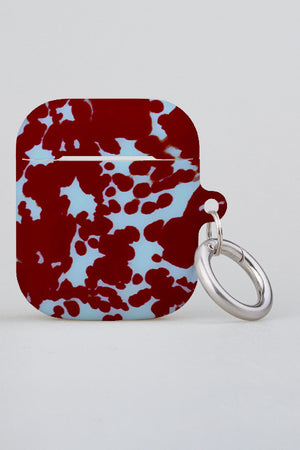 Tortoise Print AirPod Case (Red) | Harper & Blake