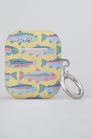 Trout by Louise Margaret AirPod Case (Yellow) | Harper & Blake