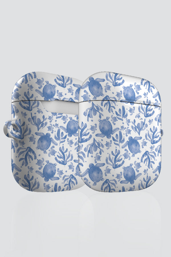 Blue Turtles by Dawn of Designs AirPod Case (Blue) | Harper & Blake