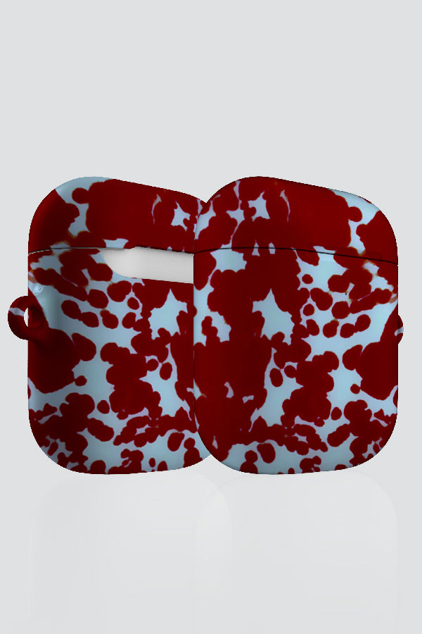 Tortoise Print AirPod Case (Red) | Harper & Blake