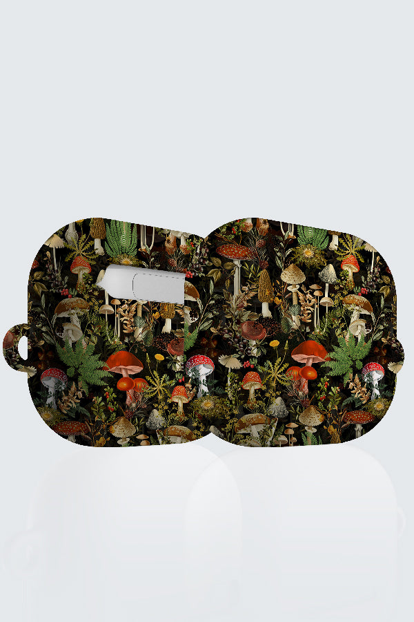 Vintage Mystic Forest Garden By Uta Naumann AirPod Case (Black) | Harper & Blake