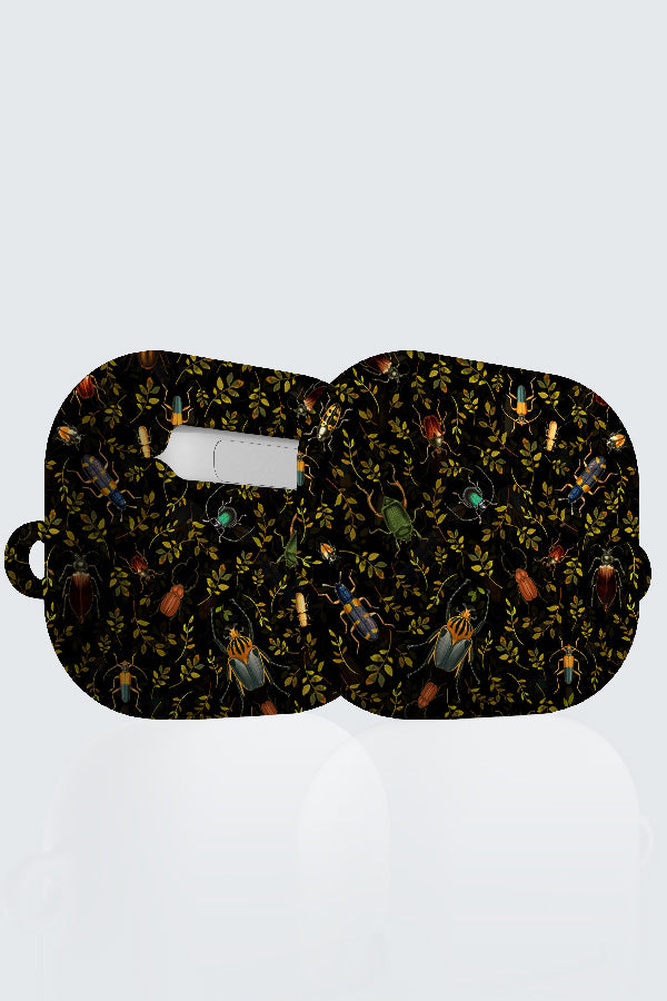 Vintage Beetle Dance By Uta Naumann AirPod Case (Black) | Harper & Blake