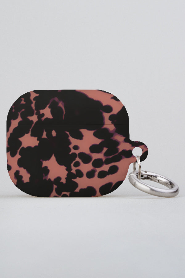 Tortoise Print AirPod Case (Peach) | Harper & Blake