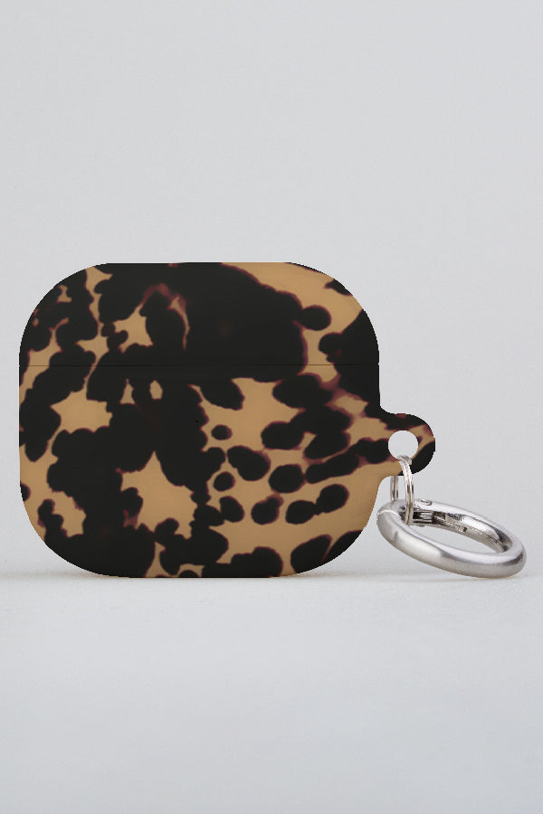 Tortoise Print AirPod Case (Beige)