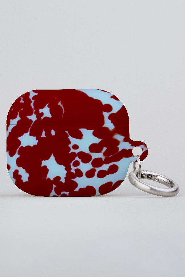 Tortoise Print AirPod Case (Red)