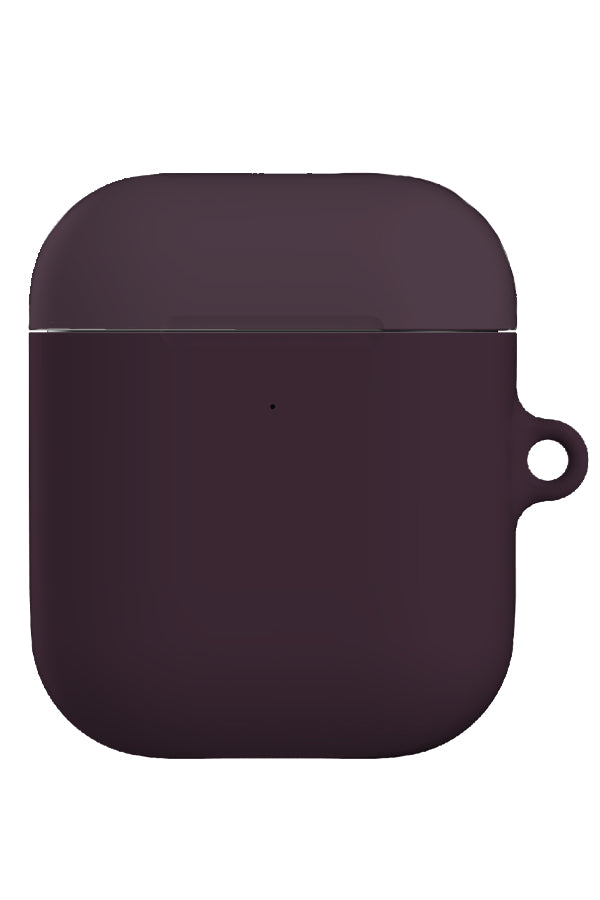 Still Tone Solid Colour AirPod Gen 1 + 2 Case (Deep Aubergine) | Harper & Blake