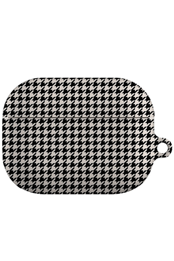 Still Houndstooth AirPod Pro Gen 1 Case (Black & White) | Harper & Blake