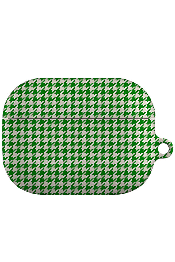 Still Houndstooth AirPod Pro Gen 1 Case (Bright Green) | Harper & Blake