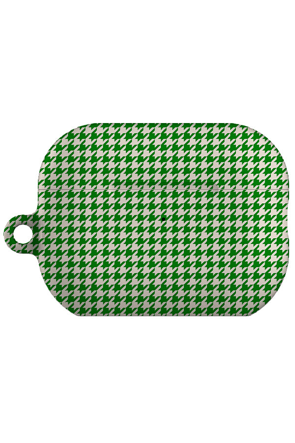 Still Houndstooth AirPod Pro Gen 2 Case (Bright Green) | Harper & Blake
