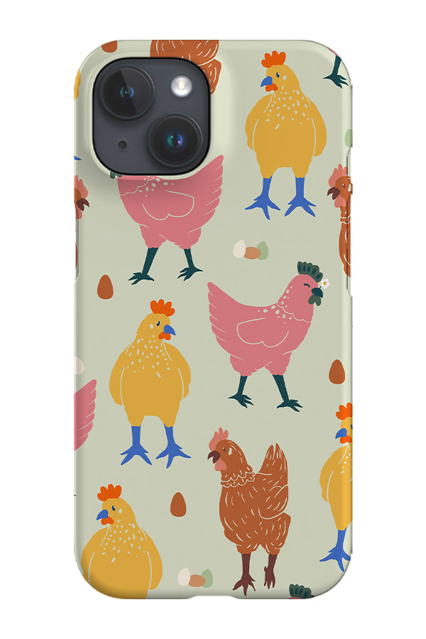 Chicken Egg Scatter Phone Case (Multicolour) | Harper & Blake