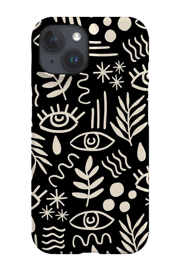 Cubism Scatter Phone Case (Black) | Harper & Blake