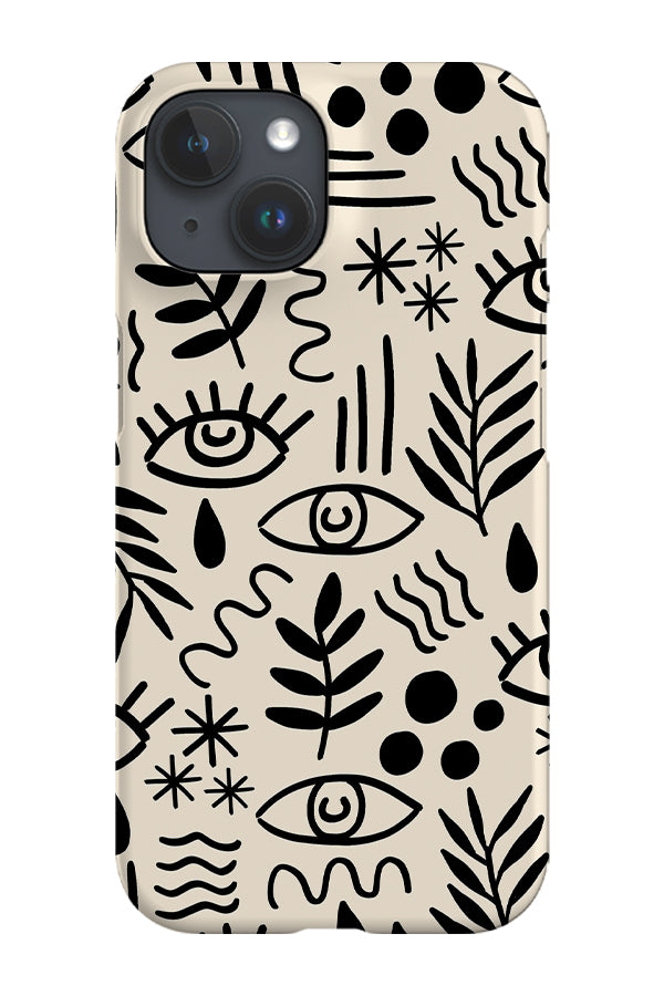 Cubism Scatter Phone Case (Cream) | Harper & Blake