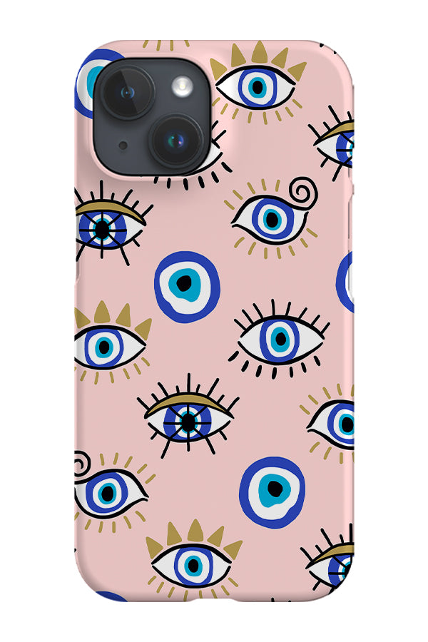 Evil Eye Talisman Phone Case (Pink) | Harper & Blake