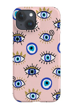 Evil Eye Talisman Phone Case (Pink)
