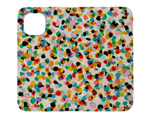 Party Spot by Rachel Parker Wallet Phone Case (Rainbow) | Harper & Blake