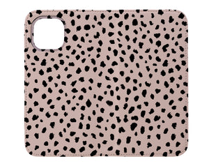 Dalmatian Print Wallet Phone Case (Pink) | Harper & Blake