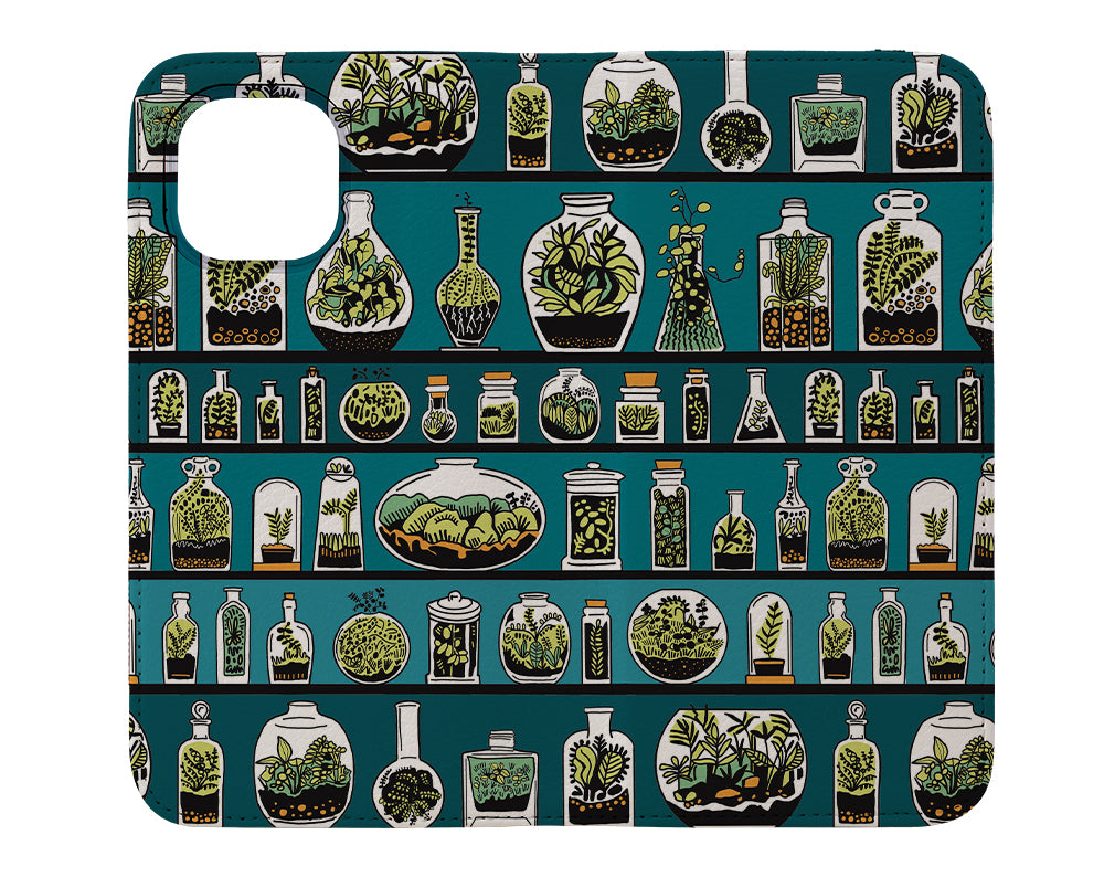 
                  
                    Terrarium Bottles by Freya's Prints Wallet Phone Case (Green) | Harper & Blake
                  
                