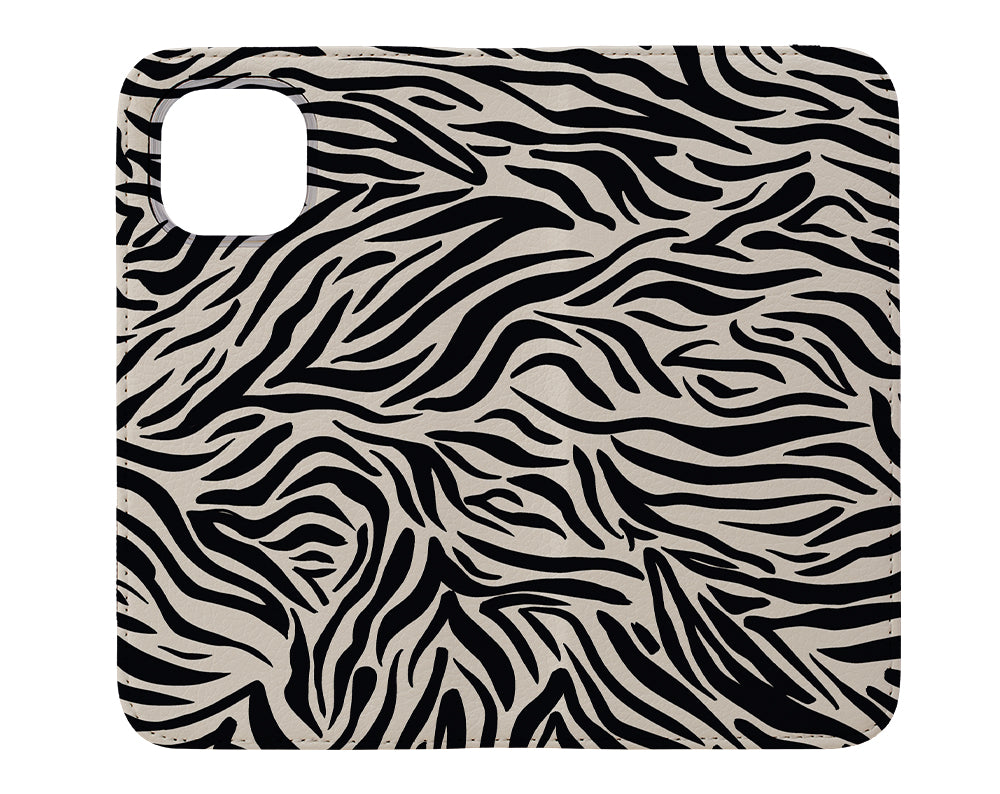 
                  
                    Tiger Animal Print Wallet Phone Case (Monochrome) | Harper & Blake
                  
                