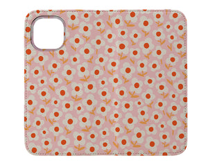 Daisy Fields by Helen Bowler Wallet Phone Case (Pink) | Harper & Blake