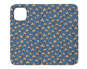 In The Clover Field by Kayla Ann Wallet Phone Case (Blue) | Harper & Blake