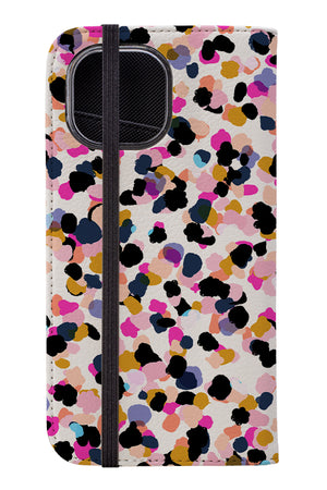 Party Spot by Rachel Parker Wallet Phone Case (Pink Neutral) | Harper & Blake