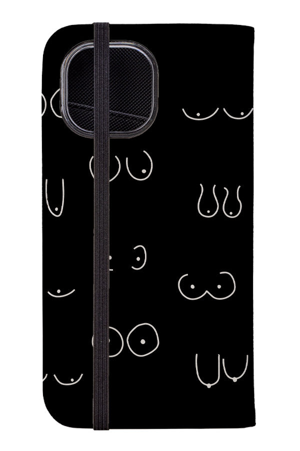 
                  
                    Boob Print Wallet Case (Black) | Harper & Blake
                  
                