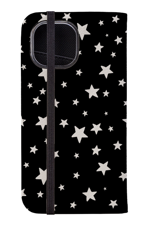 Miu Stars Wallet Case (Black) | Harper & Blake